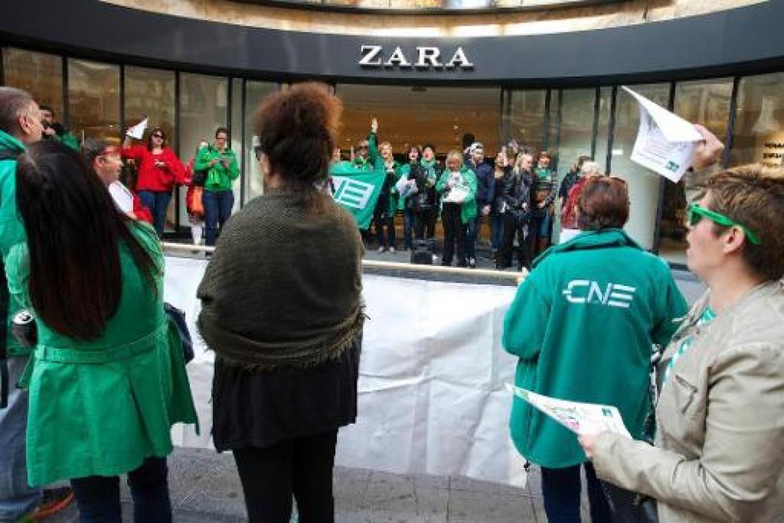 Le Zara de la rue Neuve fermé en raison d'une action syndicale - Metrotime