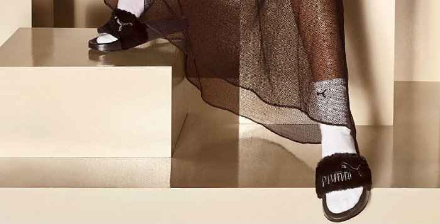 claquette puma fenty fourrure