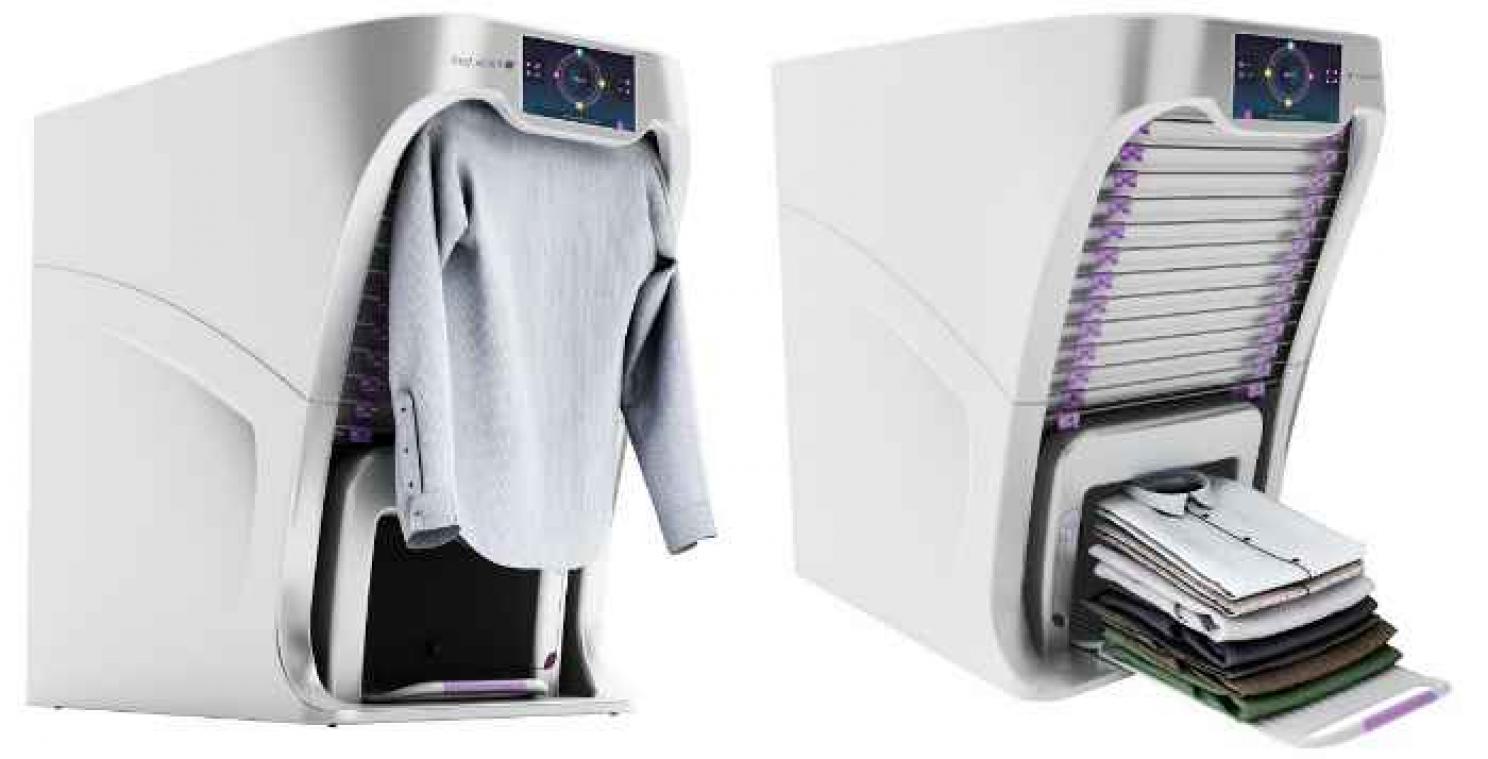 Machine à repasser et à plier automatique pour vêtements haute efficacité -  Chine Machine à repasser en lave-vaisselle, machine à repasser textile
