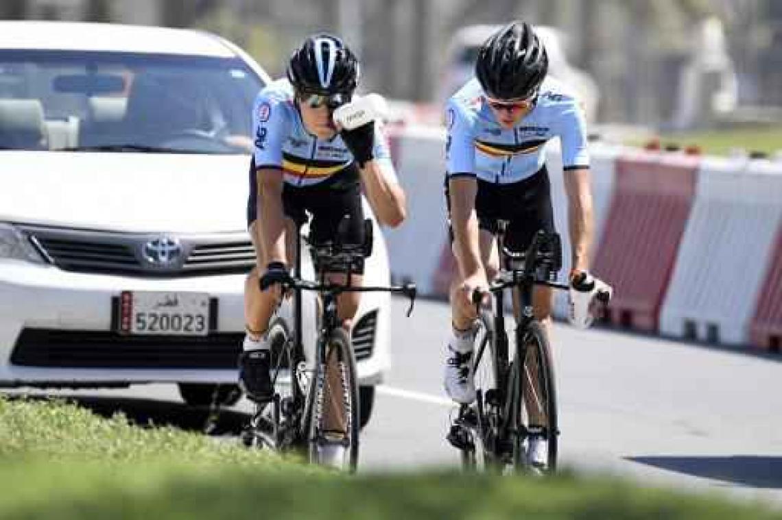 Mondiaux de cyclisme Ruben Apers, 5e du contrelamontre juniors, l