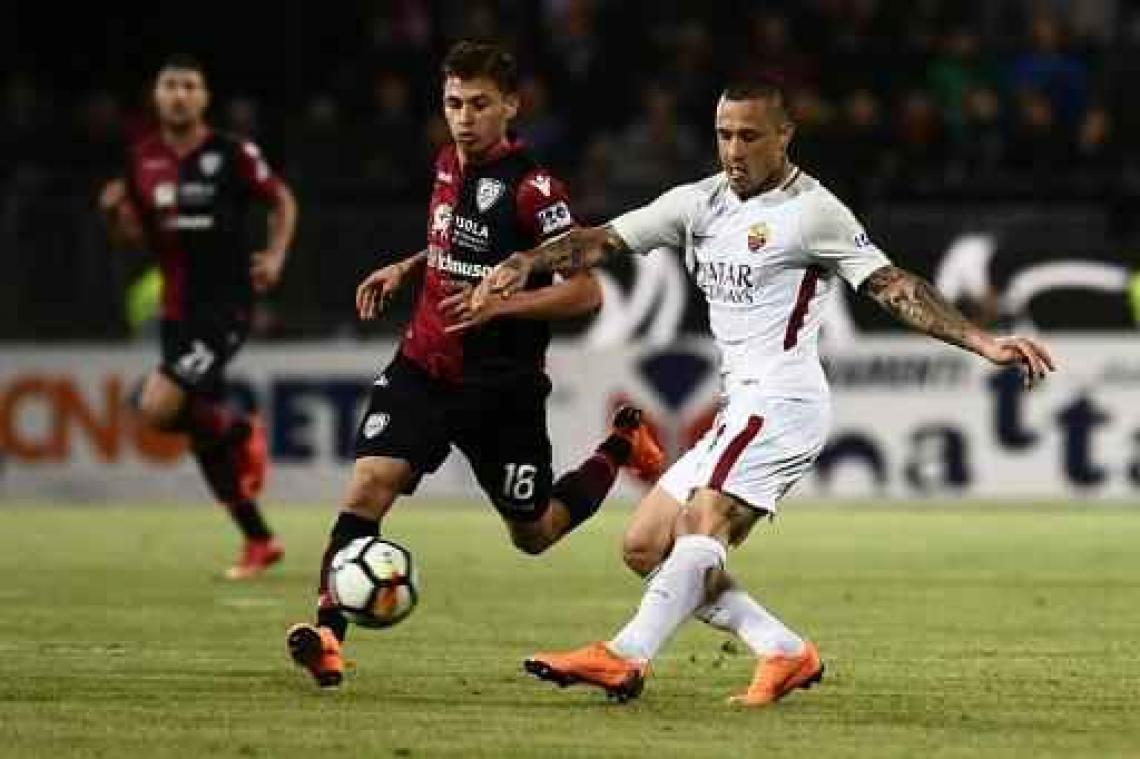 Flocage Officiel AS Rome 2016/2017 Nainggolan Extérieur - Neuf Stilscreen