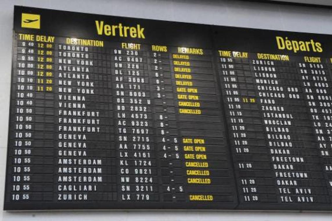 Het blijft oplopen: 90 vluchten op Brussels Airport geschrapt - Metrotime