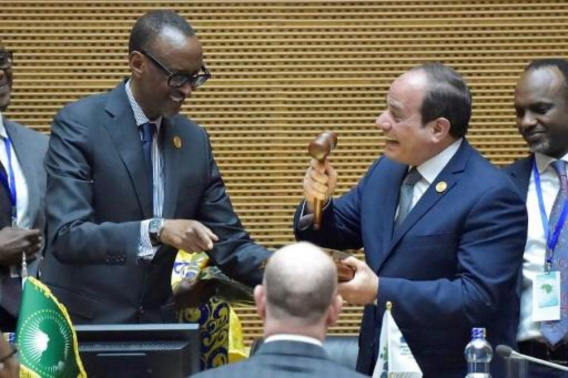 Egyptische president al-Sissi volgt Kagame op aan hoofd van Afrikaanse