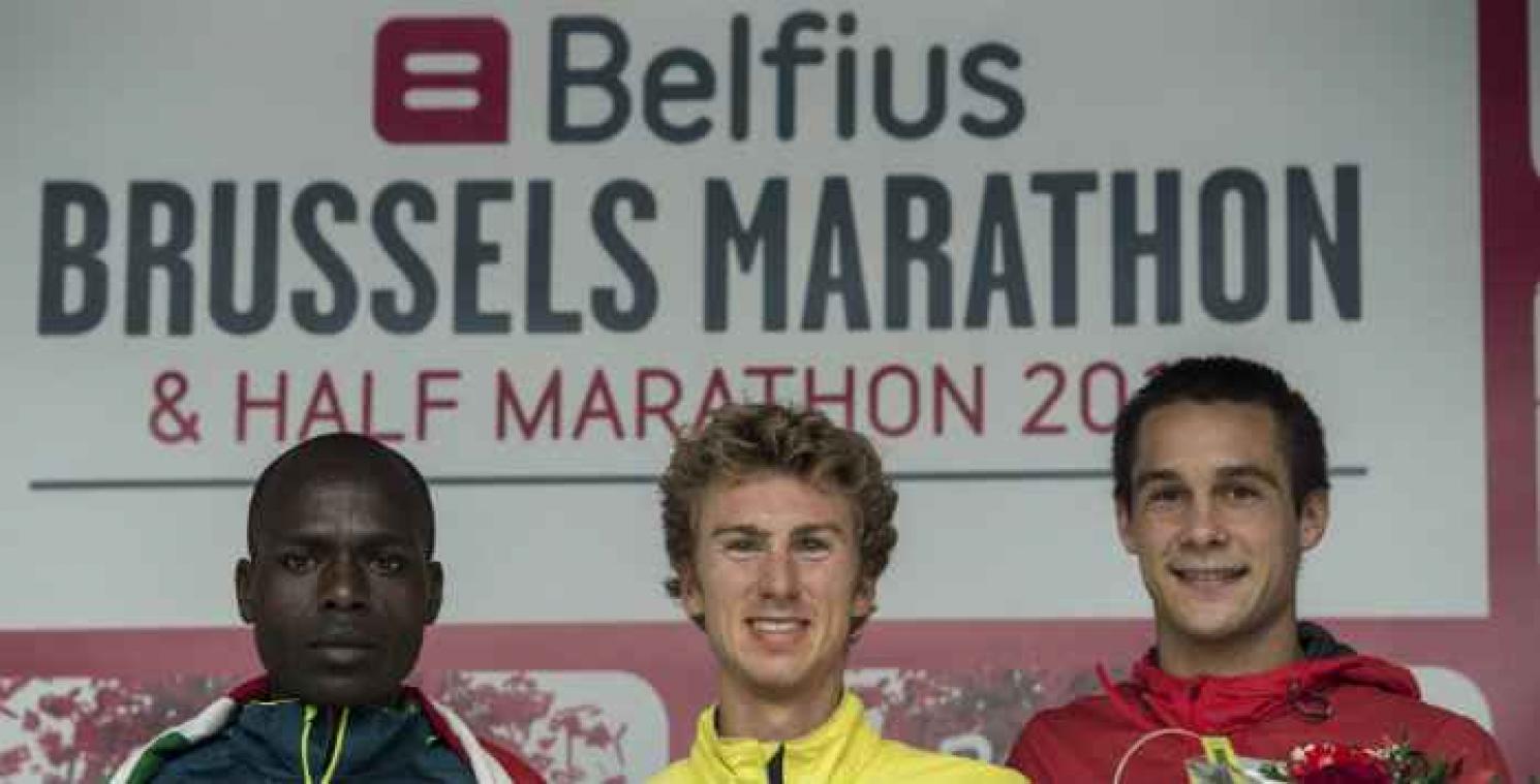 Florent Caelen wint Belfius Brussels Marathon Metrotime