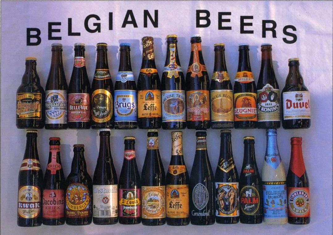Belgische bieren zijn goed wie wil -