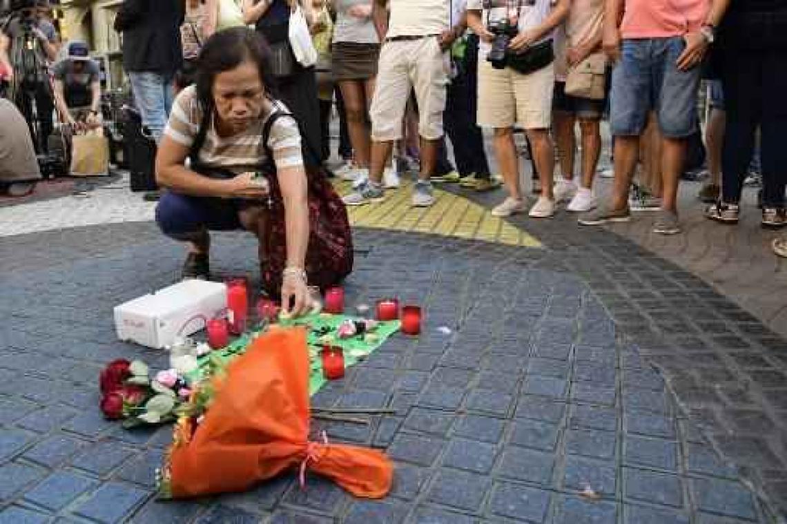 Aanslagen Catalonië - Deze middag wordt minuut stilte in Barcelona