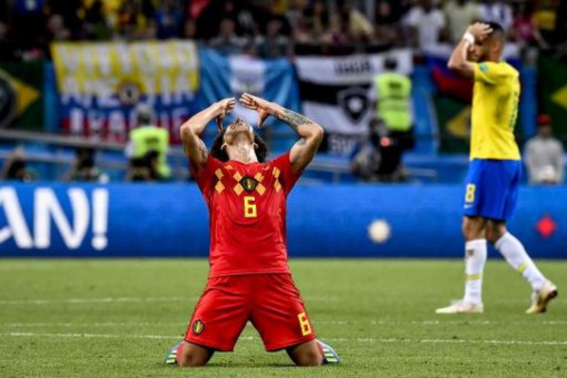WK 2018 - Axel Witsel na gewonnen kwartfinale tegen Brazilië: "Mooiste