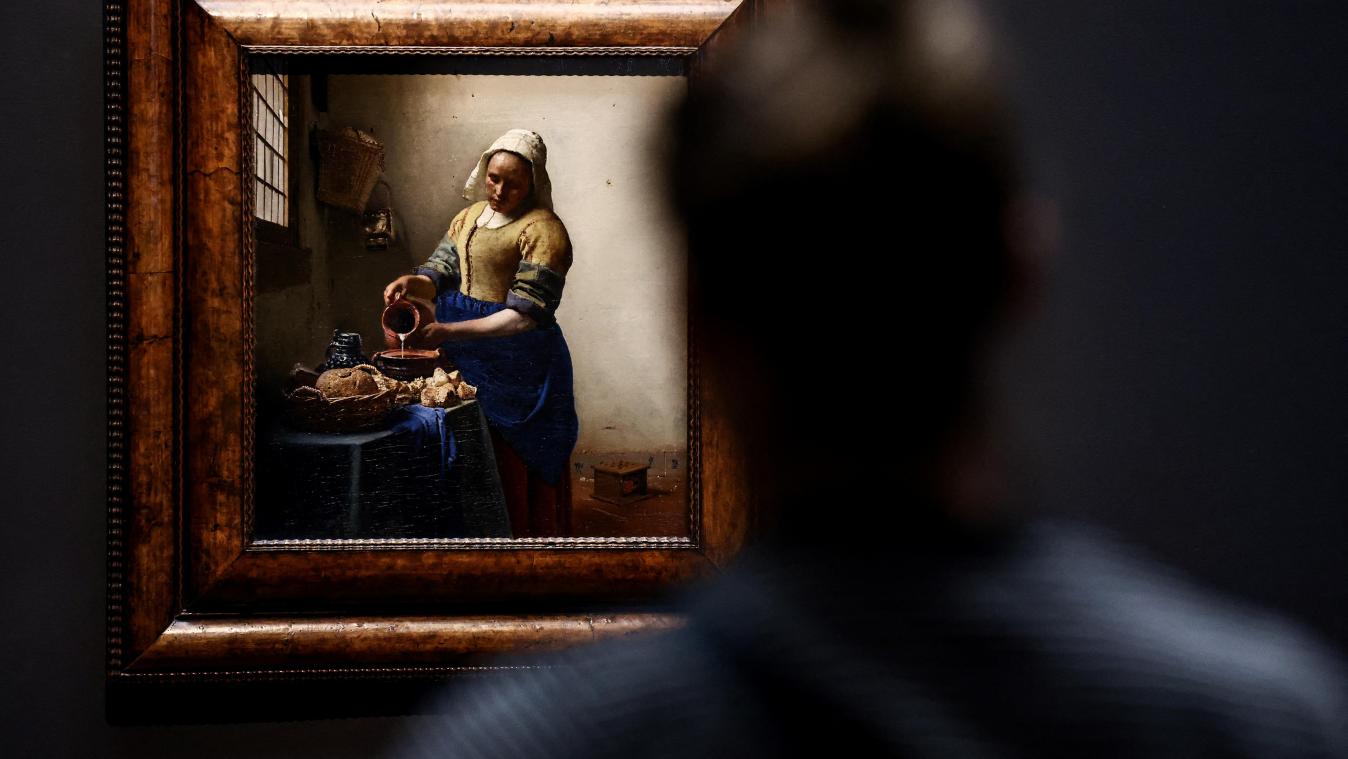 Johannes Vermeer paste Het Melkmeisje aan - Metrotime