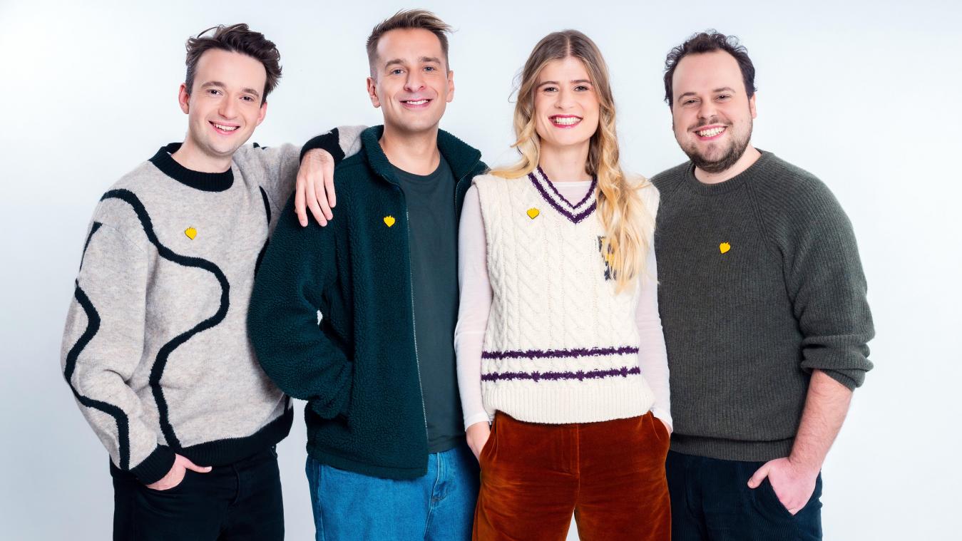 Eva De Roo, Sander Gillis, Sam De Bruyn en Robin Keyaert gaan De ...